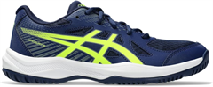 Asics Upcourt 6 GS Junior Shoe (Blue Expanse/Safety Yellow)